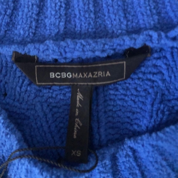 BCBG Max Azria Women’s Chenille Pointelle Sweater - Picture 4 of 5